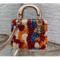 Unique Style Dior Satin Micro Lady Dior Bag with Beads D090428 Multicolor 2026