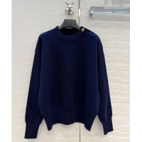 Famous Brand Chanel Cashmere Sweater CH092953 Deep Blue 2026