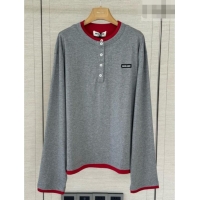 Cheap Wholesale Miu Miu Top CH092942 Grey 2026