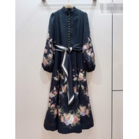 Shop Cheap Zimmermann Linen Dress Z092962 Black 2026