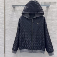 Best Grade Prada Reversible Jacket P093002 Black/Grey 2026