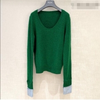 Buy Fashionable Prada Wool Sweater P093012 Green 2026