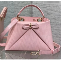 Cute Dior Small Cigale Bag in SnakeskinPattern Calfskin D090447 Pink 2026