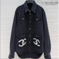 Spot Bulk Chanel Denim Shirt CH093016 Black 2026