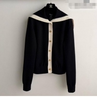 Spot Bulk Chanel Wool Cardigan CH093027 Black 2026