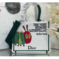 Best Design Dior Small Dior Book Tote with Strap in Multicolor Book Cover Embroidery D100743 2026