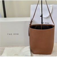 Shop The Row Park Bucket Bag in Masoni Leather Tan Brown 2026 8860