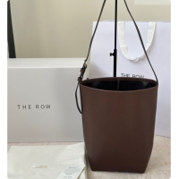 Good Looking The Row Park Bucket Bag in Masoni Leather 8860 Dark Brown 2026