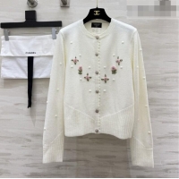 Famous Brand Chanel Cardigan CH100130 White 2026