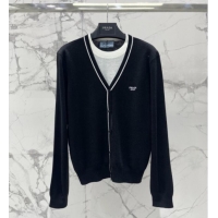 ​Well Crafted Prada Knit Sweater P100104 Black 2026