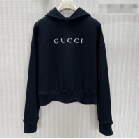 Top Design Gucci Cotton Sweatshirt G100605 Black 2026