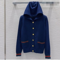 Best Price Gucci Wool GG Cardigan D100613 Blue 2026