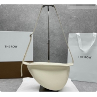 Cheaps The Row Banana Crossbody Bag in Grained Leather 1871 White 2026