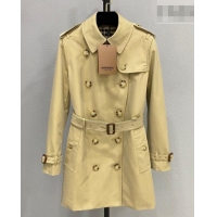 Reasonable Price Discount Burberry Trench Coat B100622 Khaki 2026