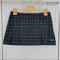 Low Cost Miu Miu Skirt M100629 Green/Deep Blue 2026