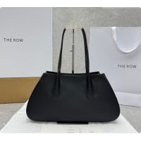 Grade Design The Row Alger Shoulder Bag in Smooth Leather 1842 Black 2026