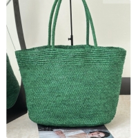 Super Quality The Row Oregon Raffia Tote Bag 8876 Green 2026
