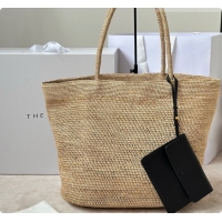 Best Design The Row Oregon Raffia Tote Bag 8876 Beige 2026