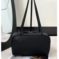 Best Price The Row Small Astra Soft Bowling Bag in Grained Calfskin 8840S TR91447 Black 2026