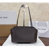 Top Grade The Row Terrasse To-Go Bag in Lambskin 1610 Dark Brown 2026