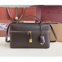 New Style Loro Piana LP Extra Bag L27 in Calfskin Leather Coffee 2026 408006