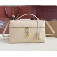 Youthful Loro Piana LP Extra Bag L27 in Smooth Leather White 2026 0408013