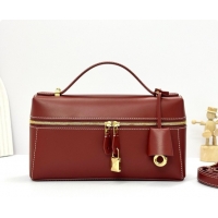 Best Product Loro Piana LP Extra Bag L23 in Calfskin Leather Red Brick 2026 FAQ2126
