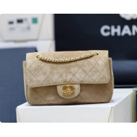 Big Discount Chanel Mini Flap Bag in Suede AS6626 Beige 2026