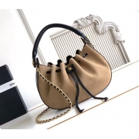 Good Product Chanel Small Hobo Bag in Light Brown Suede AS6617 2026