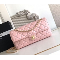 Best Product Chanel Flap Bag in Lambskin AS6568 Pink 2026