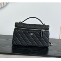 Grade Quality Chanel Vanity with Chain in Quilted Grained Calfskin CH100807 Black 2026