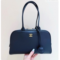 Super Quality Chanel Large Bowling Bag in Calfskin AS6580 Black 2026