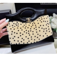Good Quality Chanel 31 Mini Shopping Bag AS4133 Beige/Black 2026