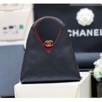 Low Cost Chanel Calfskin Tote Bag AS6392 Black 2026