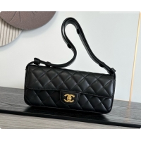 Grade Quality Chanel Flap Bag in Black Lambskin Leather 2026 AS6577
