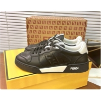  Good Looking Fendi Match Sneakers in Calfskin F091768 Black 2026
